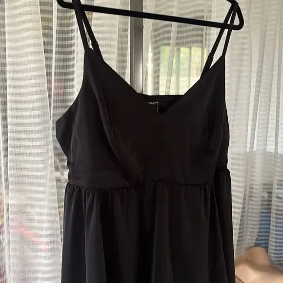 NWT Torrid Black Silky Peplum Camisole Adjustable Straps Women’s 2X 18-20 - Picture 4 of 8